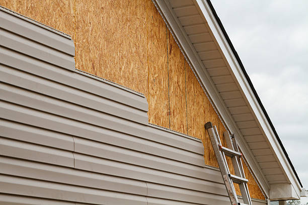 Professional Emergency Siding Repair technician working in Allston, MA